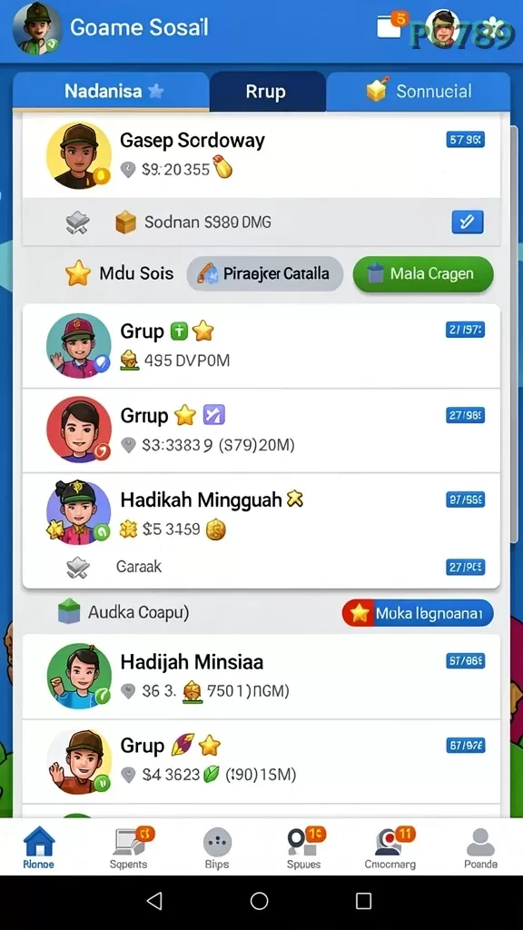 Cuplikan layar KAYAWIN303 — aktivitas