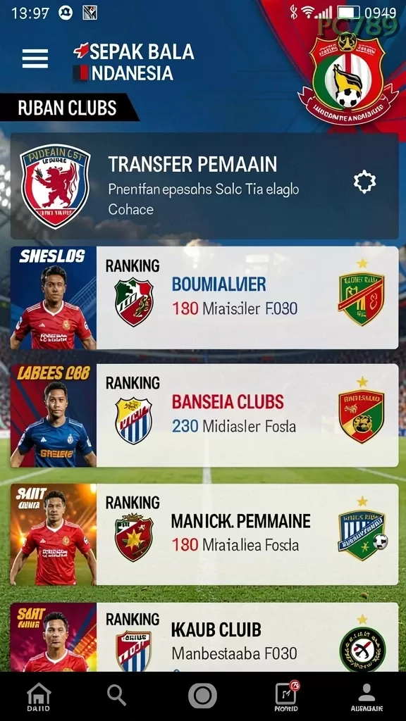 Cuplikan layar KAYAWIN303 — menu navigasi